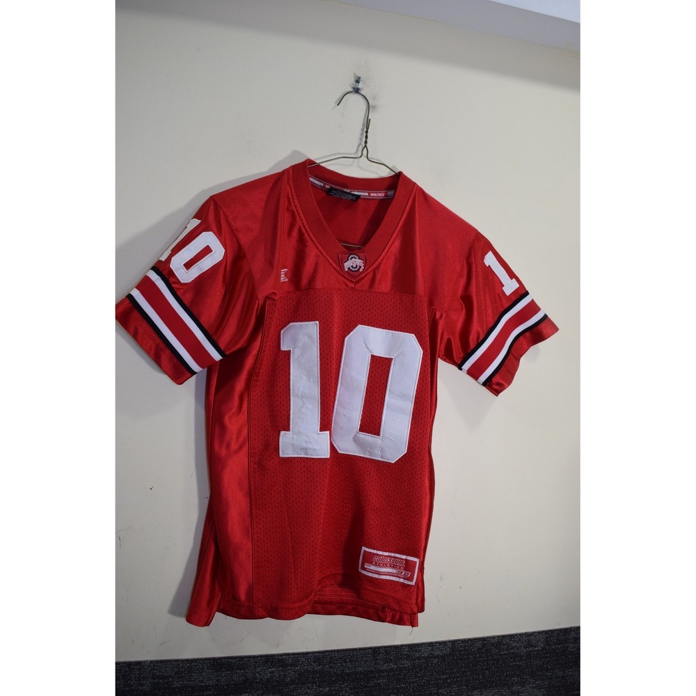 Vintage Colosseum Athletics Ohio State Football Jersey #10 BOYS S 8 10 Red